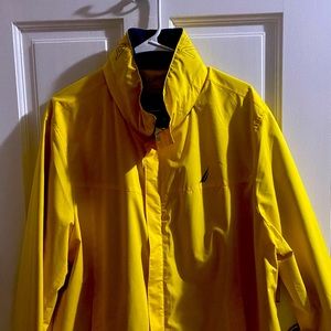 yellow nautica rainbreaker